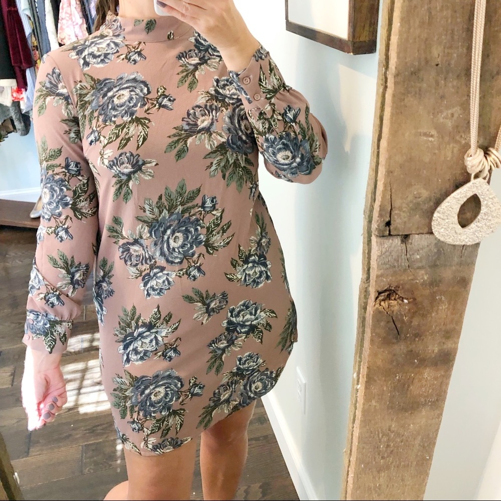 Charlotte Russe medium romantic floral dress